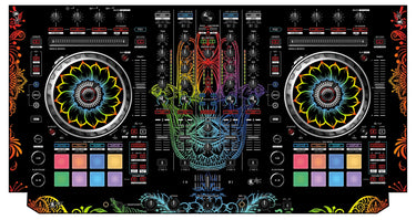Pioneer DJ DDJ SX 3 Skin Henna Rainbow